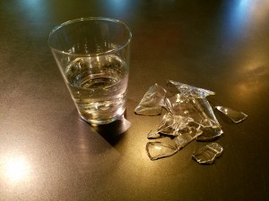 glass and broken glass
