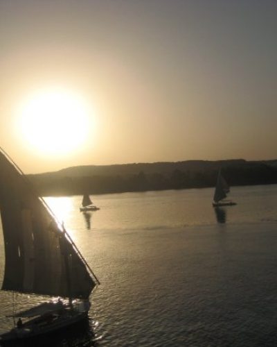 Falucca sail on the Nile